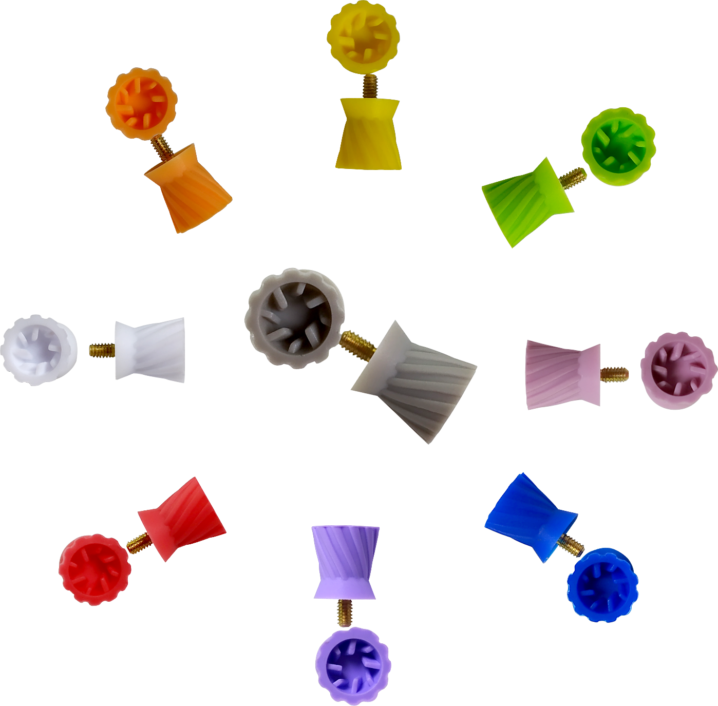 八页螺纹抛光杯