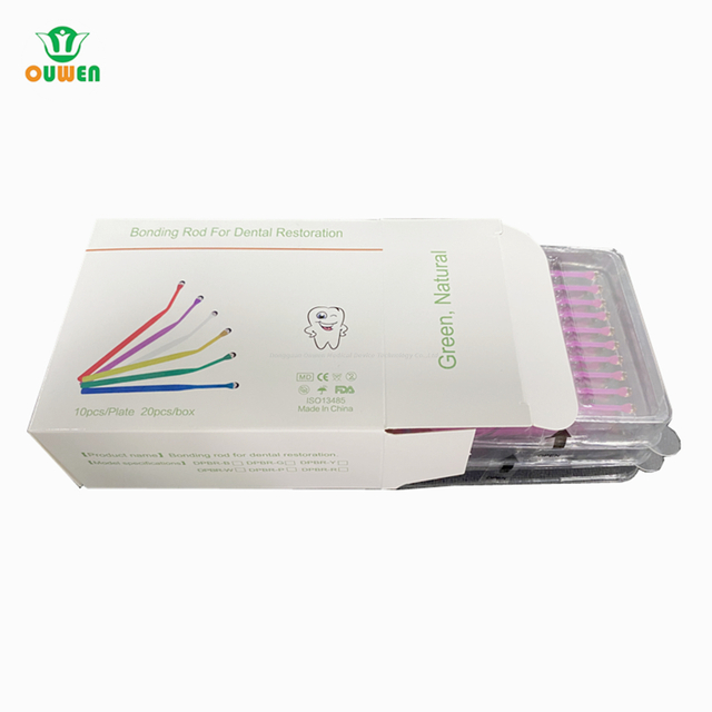 Ouwen Einwegkleberspitze Dental Nachfüllbindungsstock Mikro -Applikator mit Kleberspitze