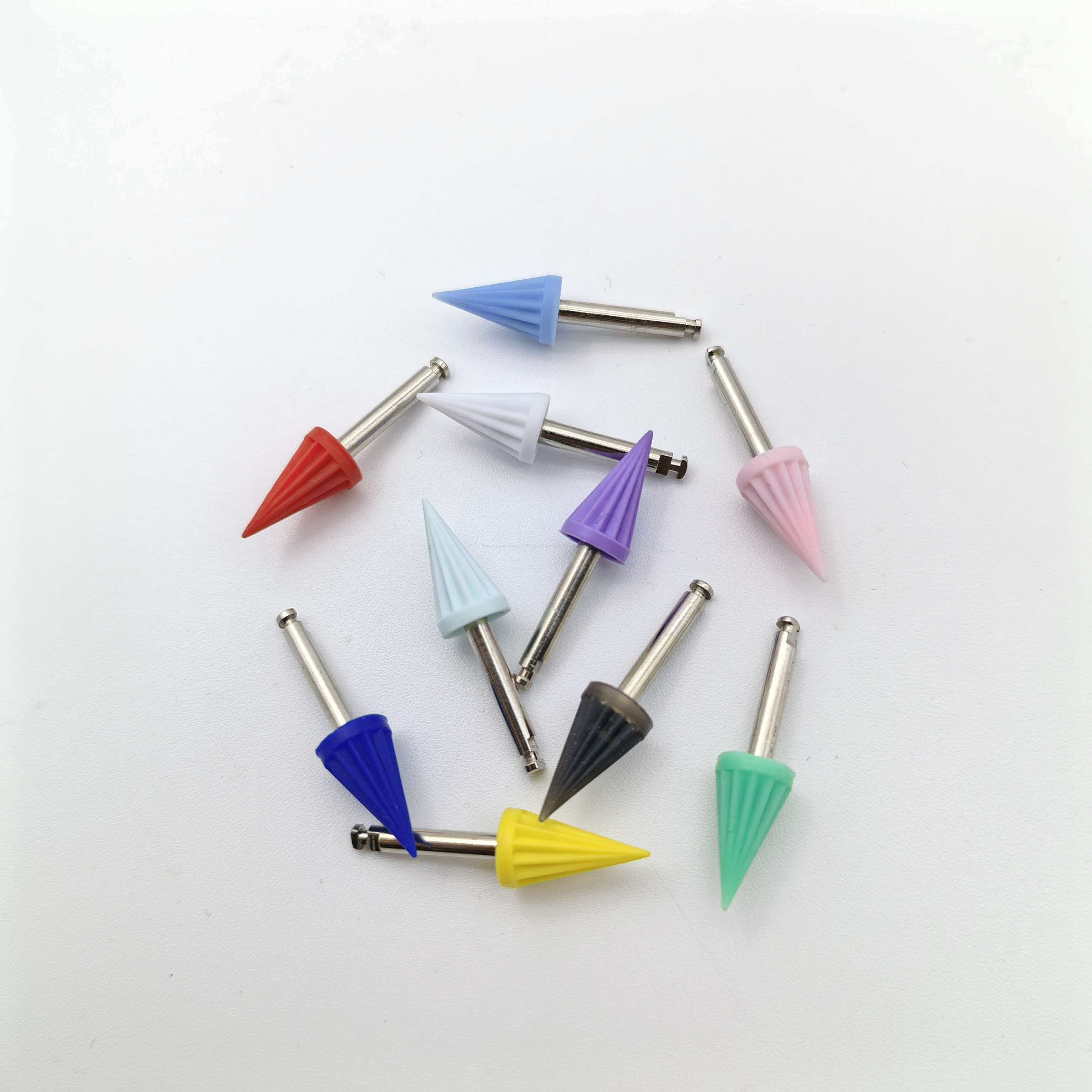 Weiches Material, zahnfleischsicheres Zahnreinigungswerkzeug, konischer Polierbecher mit Riegel