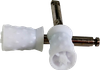 Lila Verbrauchsmaterial mit zwei Gebrauchspolierbechern mit Metallgriff