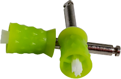 Lila Verbrauchsmaterial mit zwei Gebrauchspolierbechern mit Metallgriff