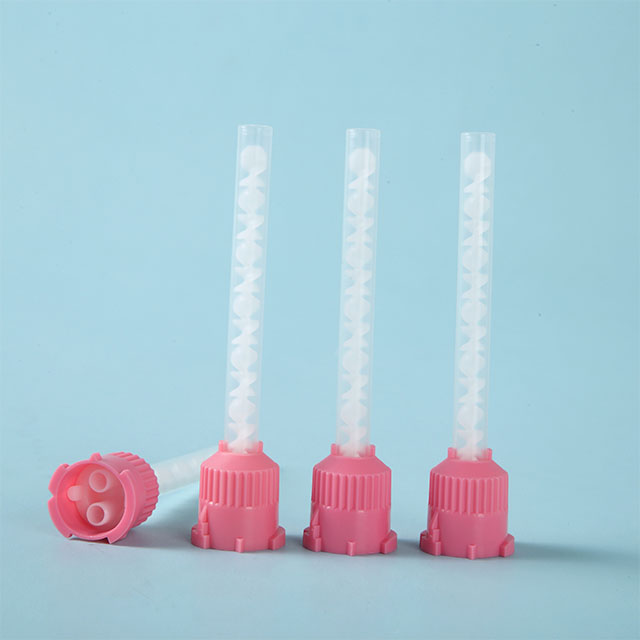 Pink Flexible Mischtipps für kieferorthopädisches Material