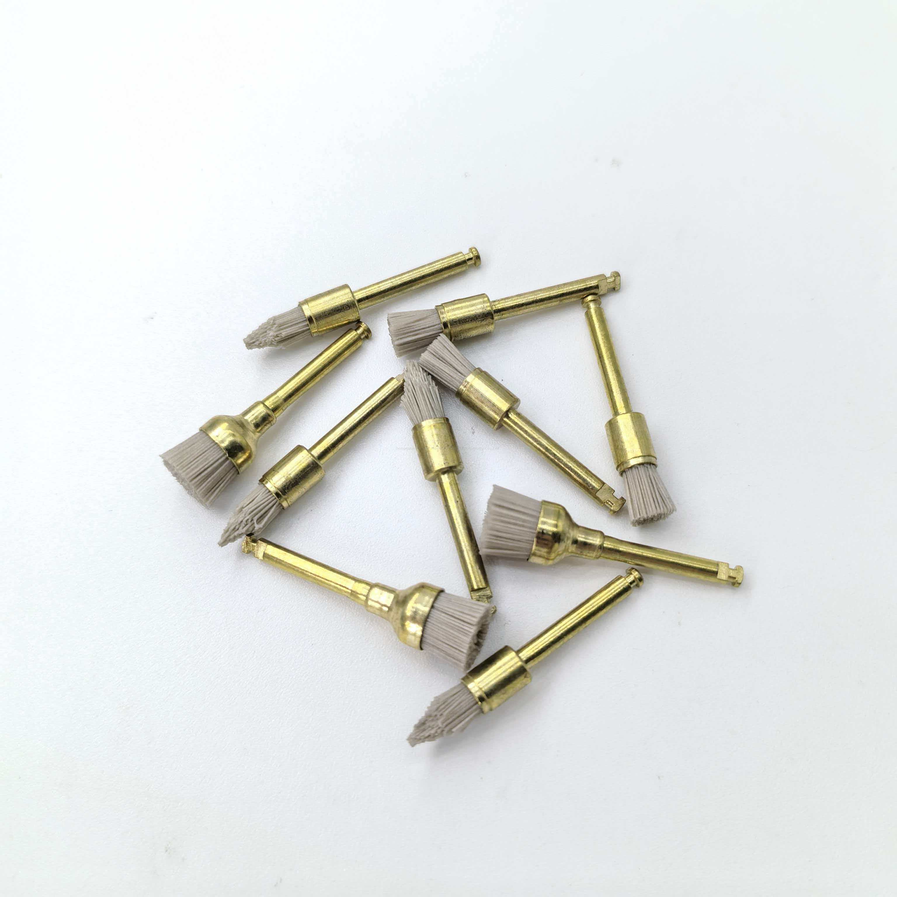 Maßgeschneidertes Design, hygienische, sichere Gum-Profi-Zahnreinigungs-Aluminiumoxid-Polierbürste