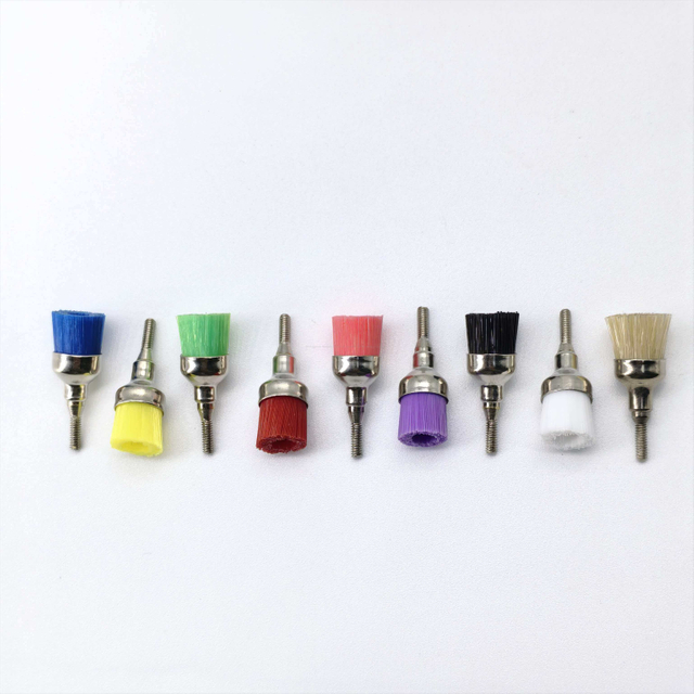 Neues Design, komfortabler, sicherer Zahnpolierbecher, Großhandel mit Gewinde-Topfbürste